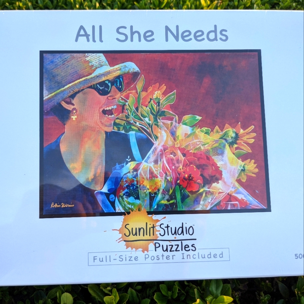 Puzzle Sunlit Studios. Puzzles based on beautiful watercolor paintings. 500 pc